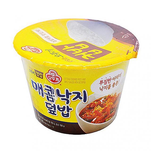 유어드림하우스 오뚜기 컵밥 매콤 낙지 덮밥 250g 즉석덮밥 비빔밥, 1