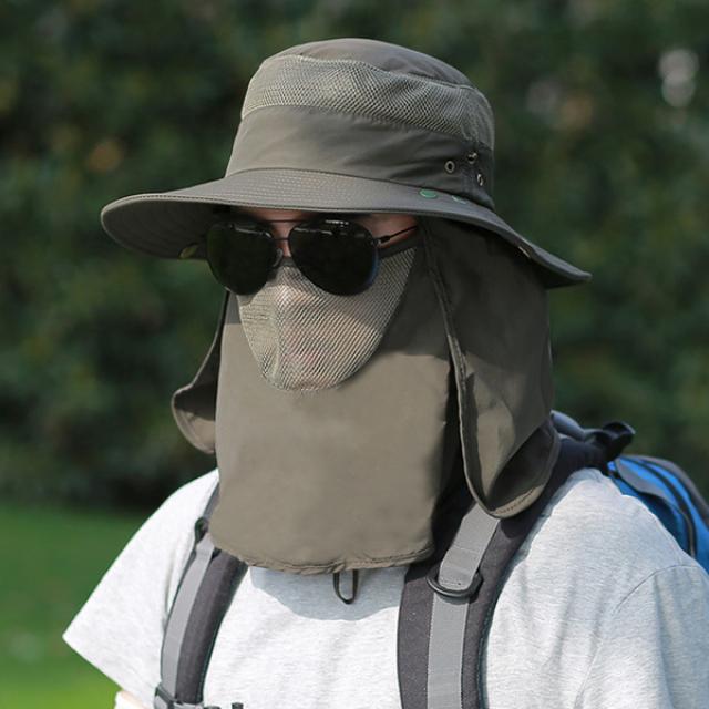 쇼미코리아 선캡 햇빛가리개 목가리개 얼굴가리개 벙거지 등산 낚시 쿨링 메쉬 자외선차단 모자 Sun 924