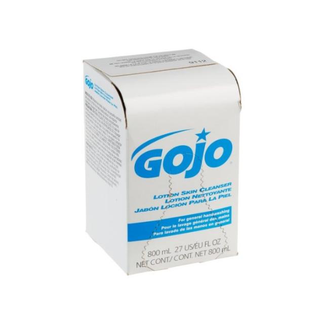 GOJO Lotion Soap Skin Cleanser 800 mL Hand Refill for Series Bag-in-Box Dispenser (Pack of 12) -, One Size, One Color