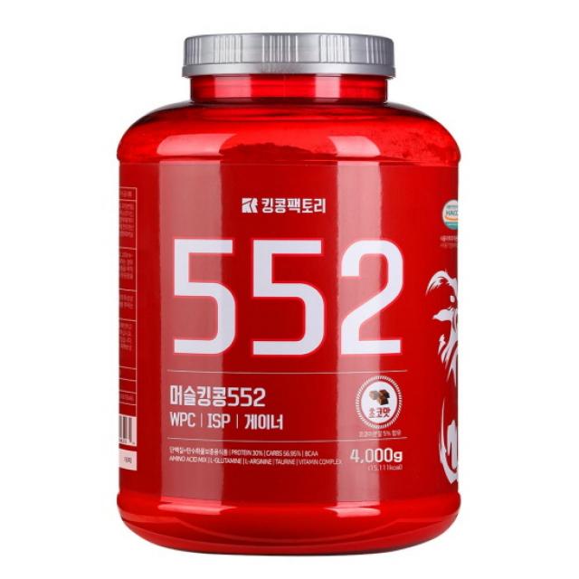 머슬킹콩 552 초코맛 4kg 1개