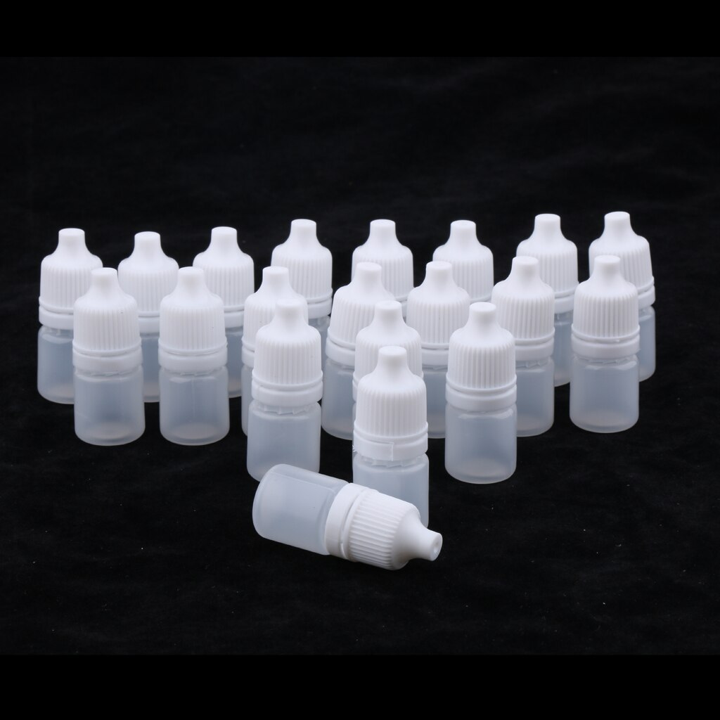 20pcs Tranparent Refillable 빈 눈 방울 메이크업 화장품 여행 병|Refillable Bottles|, 1개, 단일, 단일