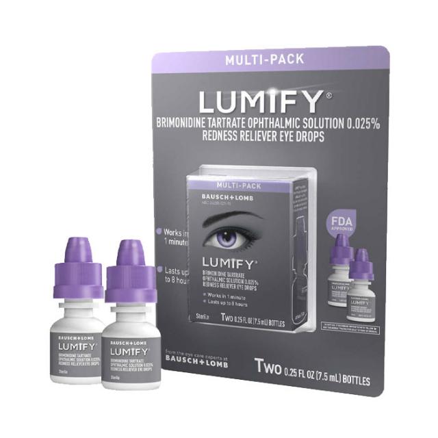 루미파이 바슈롬 눈 충혈 완화 아이드롭 7.5ml 2병 / Lumify Redness Relieve Eye Drops 7.5ml x 2