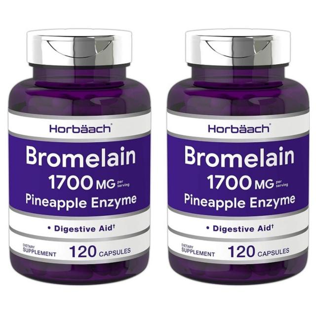 Horbaach Bromelain 1700mg 호바흐 브로멜라닌 120정 2팩