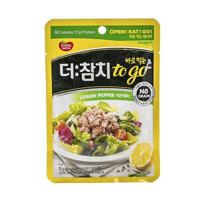 동원 더참치 to go 레몬페퍼 70g X 6개