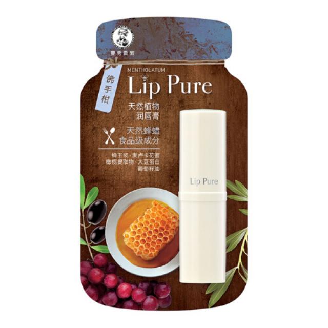 others 맨수뢰탄(Mentholatum) 천연식물 립밤 여사- 불수감 4g(보습 3중 꿀 (4), 1개