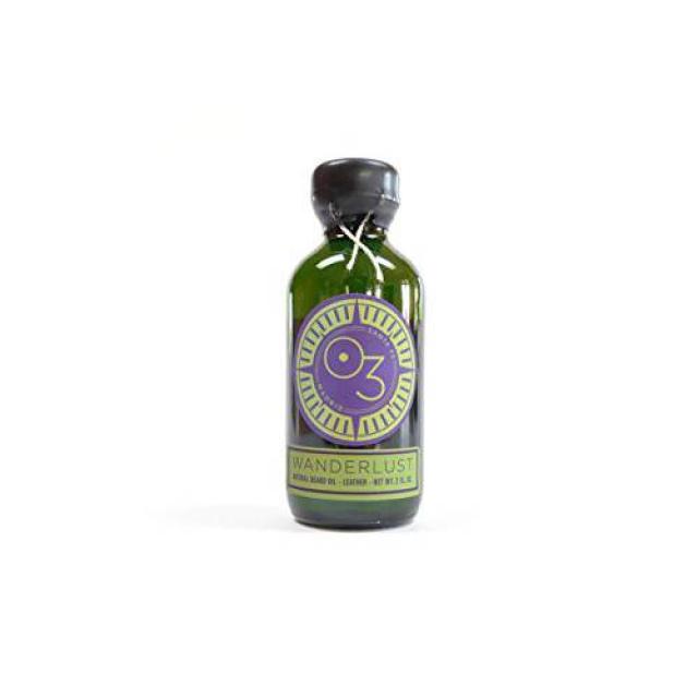 Wanderlust Natural Beard Oil - Leather 방랑벽 천연 수염 기름/7559843, 상세내용참조