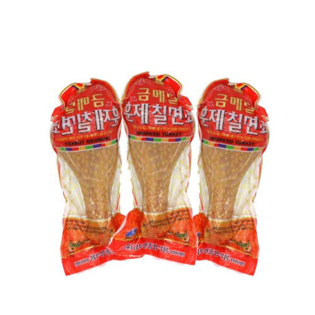 다쿡 금메달 훈제 칠면조다리 550G 1+1+1