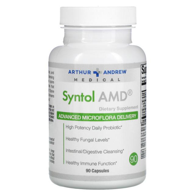 Syntol AMD 향상된 미생물총 전달 500mg 캡슐 90정 아서 앤드류 메디칼