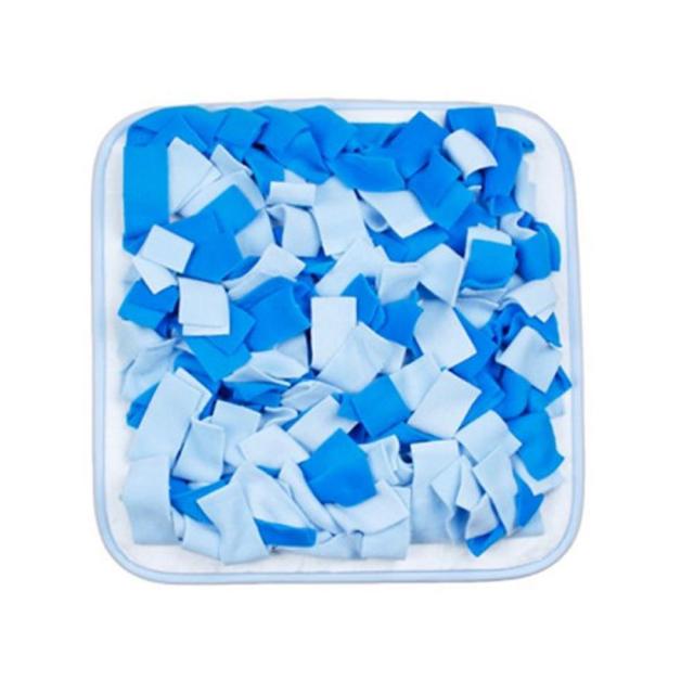 애견 노즈워크 후각 놀이매트(소) 블루 펫용품 교감 본능, 1개