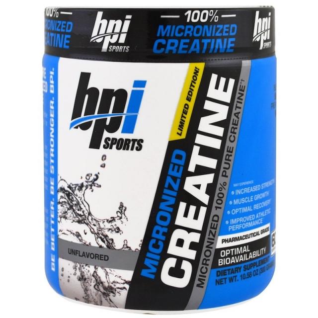 비피아이 BPI SportsLimited Edition Micronized Creatine 미분화 크레아틴 무향 10.58 oz (300 g), 단일상품, 1개