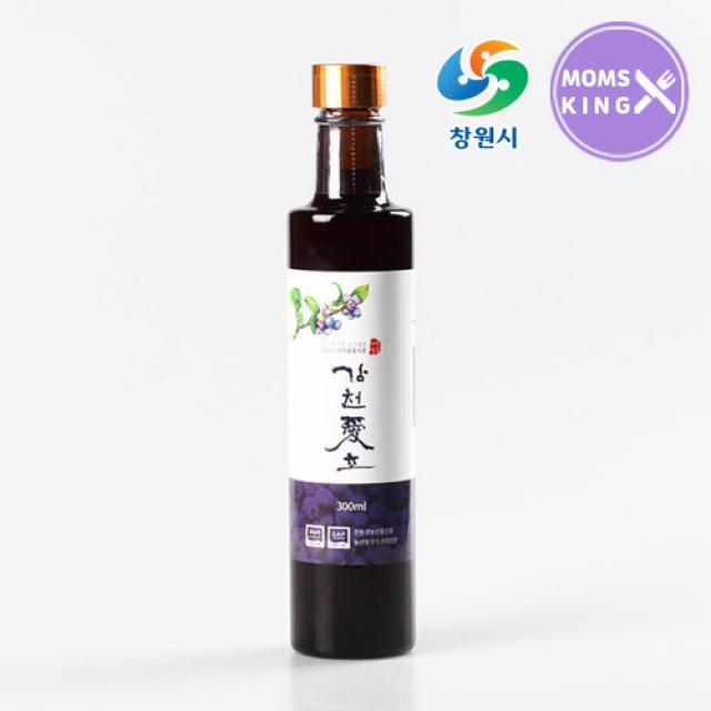 맘스킹 [창원몰] 감천골 블루베리 식초 300ml, 단품없음