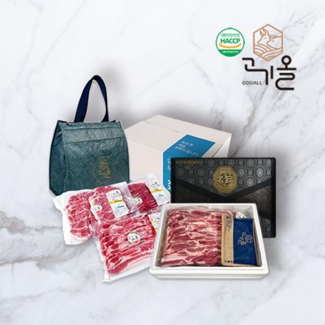 [고기올] 한돈 한가득 돼지고기세트 총3kg [ 삼겹살 1kg+ 목살 1kg+ 앞다리 1kg ] 패키지선택 선물용 냉장