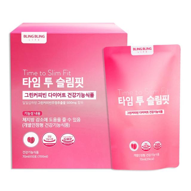 그린커피빈 클로로겐산 다이어트 타임투슬림핏, 70ml, 10포