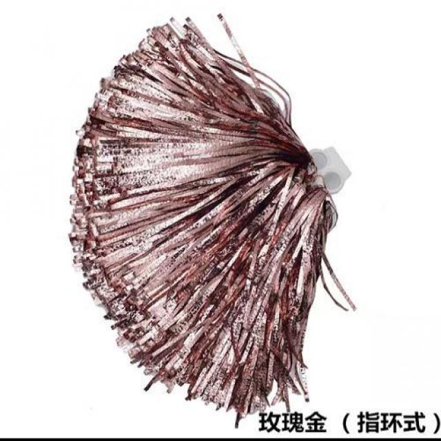 소품 치어리더 꽃 응원단 클러치 댄스 공연 광장 멀티볼 무광 춤추다 손버릇이 나쁘다 4924230378, 큰사이즈 겹 공 로즈 골드