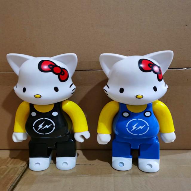 Bearbrick 피규어 베어브릭 블록베어 우유 매제 번개 고양이 후지와라 히로시 피규어 장난감 장식품 여아 장난감