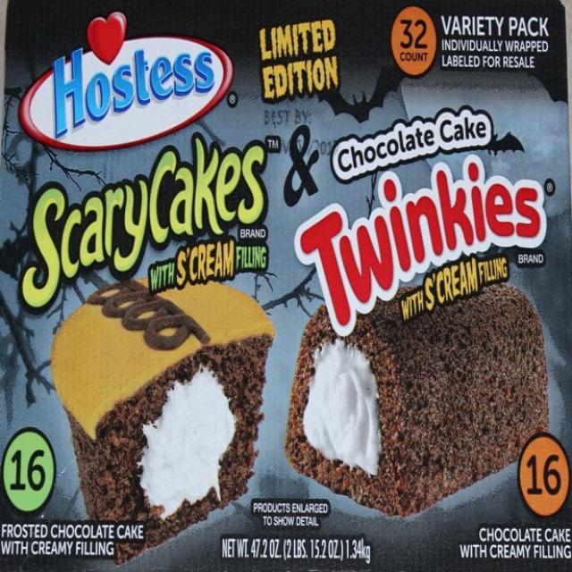 Hostess Scary Cakes and Chocolate Cake Twinkies - 32 Variety Pack Individually Wrapped 여주인 무서운 케이크와, 1