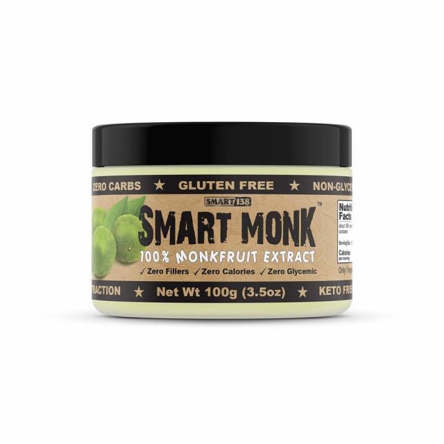 Smart138 스마트138 스마트 몽크 프룻 익스트랙트 100g Smart Monk 100% Monkfruit Extract 3.5 oz, 1팩