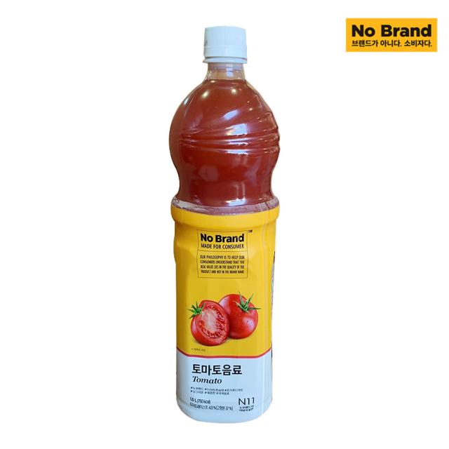 [퀴클리몰] 노브랜드 토마토 음료 1.5L, 1개