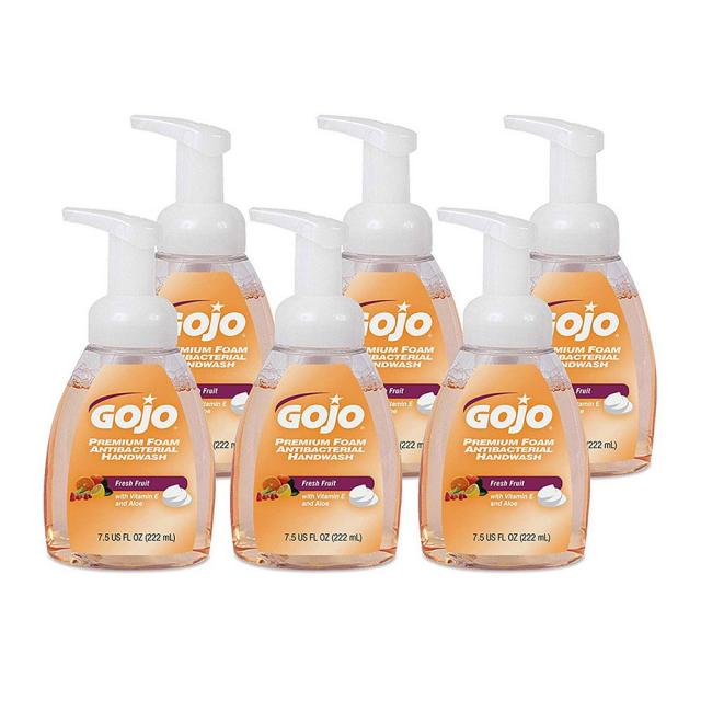 고조 GOJO 프리미엄 폼 프레쉬 프루트 알로에 안티박테리얼 핸드워시 222mL 6팩