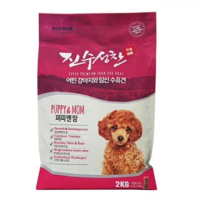 (2개묶음)진수성찬 퍼피 앤 맘 리필 2kg(250g 8개) /TJS-4212 애완용품 애견간식 고양이간식