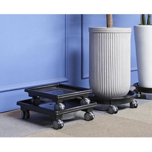 식당 조경인테리어 이동식 화분선반 화분관리 원예업 받침 화훼업 카페 까페 받침대, 화이트