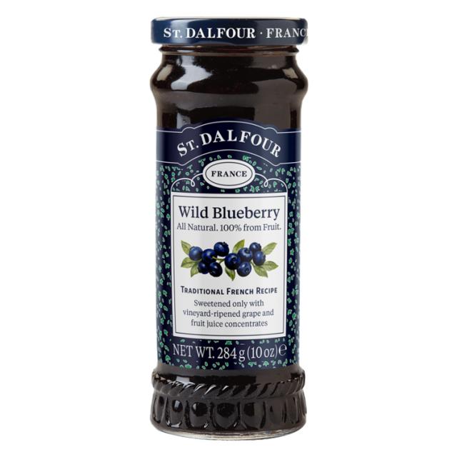 샹달프 과일잼, 284g, 와일드 블루베리(Wild Blueberry)