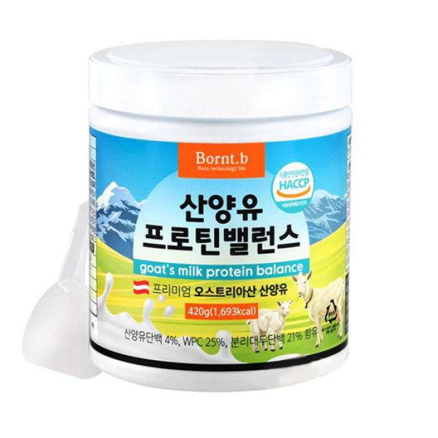 본트비 산양유 프로틴 밸런스, 420g, 1통