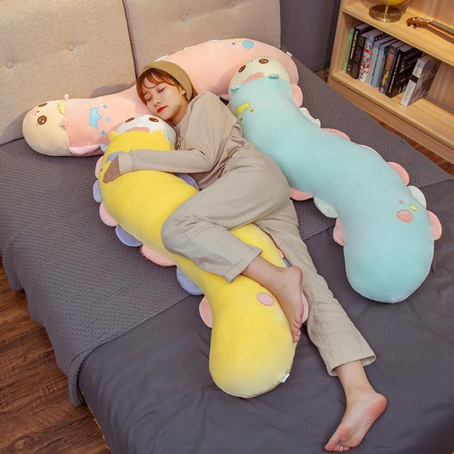 귀여운 세탁가능 대형 침대용 베개 등받이 보류 수면 무한 궤도 쿠션 긴 베, 상세내용참조, 상세내용참조
