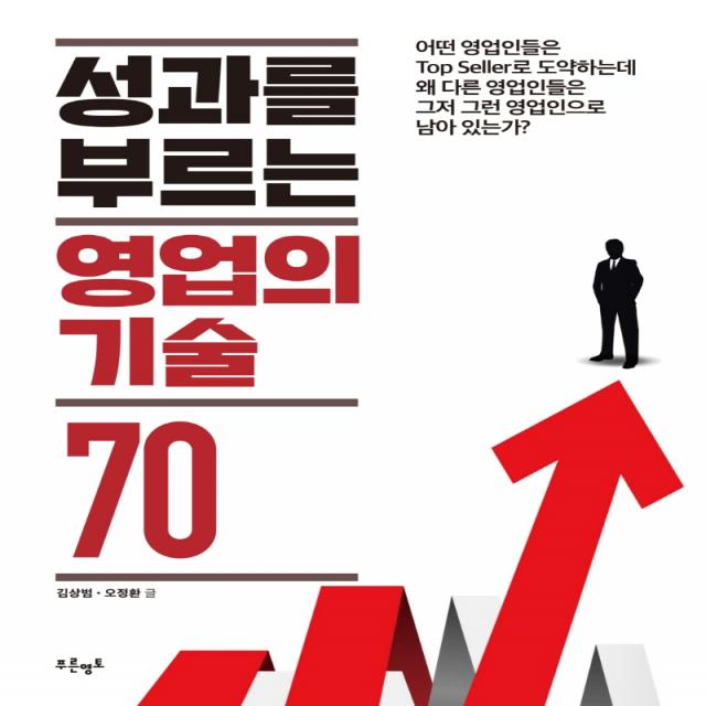 성과를 부르는 영업의 기술 70, 푸른영토, 김상범오정환