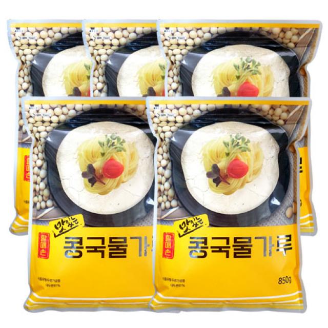 할매손 맛있는 대두 콩국수 콩국물 콩가루 영양별식 선식 5개, 850g