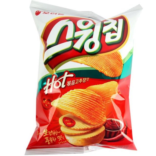 스윙칩 볶음고추장 60g X 40 생감자칩 스낵, 단일상품