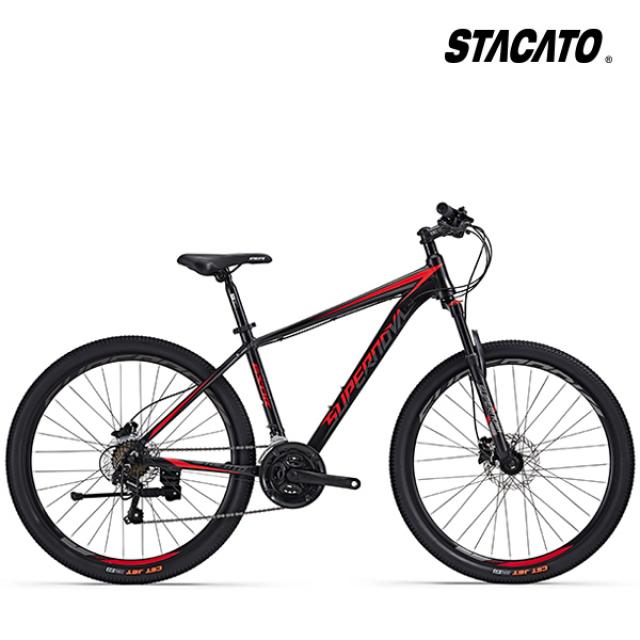 스타카토 2020 슈퍼노바650B 27.5형 유압 MTB 자전거, 2020 슈퍼노바650B 15형 블랙+레드 완조립+사은품C