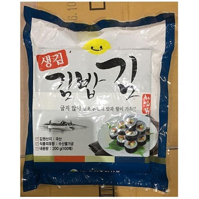 승호케미 유창 김밥용김 화입 김밥김 100매 200g 72EA 생김, 1, 해당상품