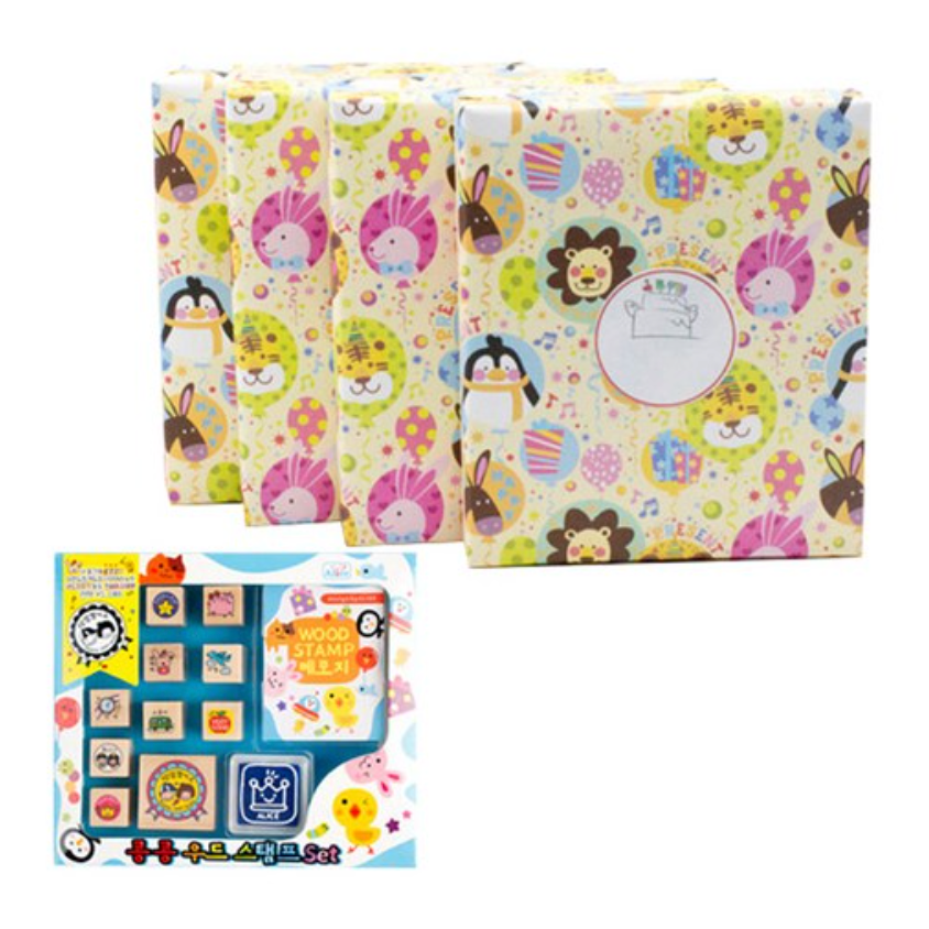 유치원생일선물 신나는스탬프놀이 5세트, 랜덤 발송