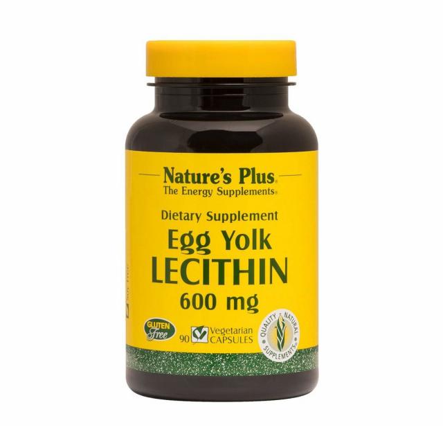 Natures Plus 네이처스플러스 난유 난항 레시틴 600mg 60정 1통 NaturesPlus Egg Yolk Lecithin, 상품명참고, 1회