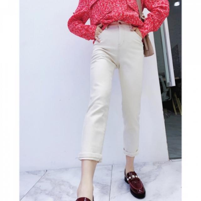 SH 청바지 하이웨스트 핫바디 일금장 날씬해 보이는 핏 WAN으로 코디 가능한 스판 스키니진 9부바지녀 K1010