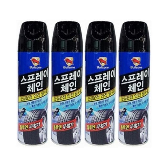 불스원 스프레이체인 500ml, 4개, 500ml