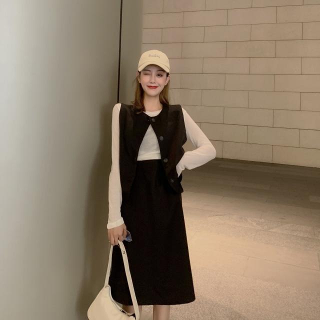 네이키드 떤다음 서구식 여성향기 베스트외조 가을 패션 스커트