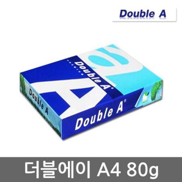 [멸치쇼핑]더블에이 A4용지 80g 1권(500매) A4 복사용지 복사지