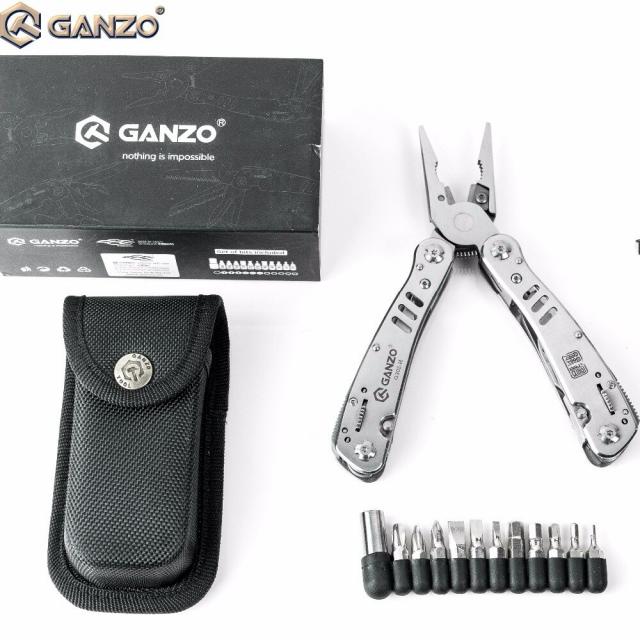 간조 G302H 멀티 플라이어 툴 키트 세트 나일론 파우치 나이스 콤비네이션 스테인리스 폴딩 나이프 에드크 케이블 와이어 커터칼나이프 버클나이프, 01 China, 01 Plier with box