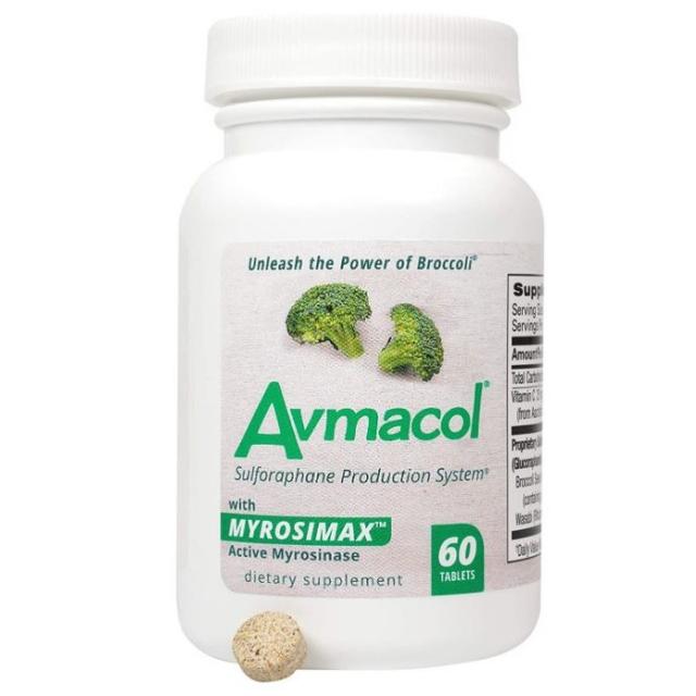 브로콜리새싹 아브마콜 설포라판 60정 / AVMACOl Sulforaphane Supplement with Myrosinase 60Tablets, 1mg, 1개