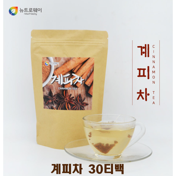 베트남 계피차 30티백 실론 계피 시나몬 티 차 계핏가루 삼각티백 추천, 1개, 1g