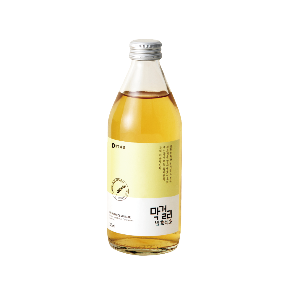 맑은내일 막걸리 발효 식초 프리미엄 천연 조미료 325ml 500ml