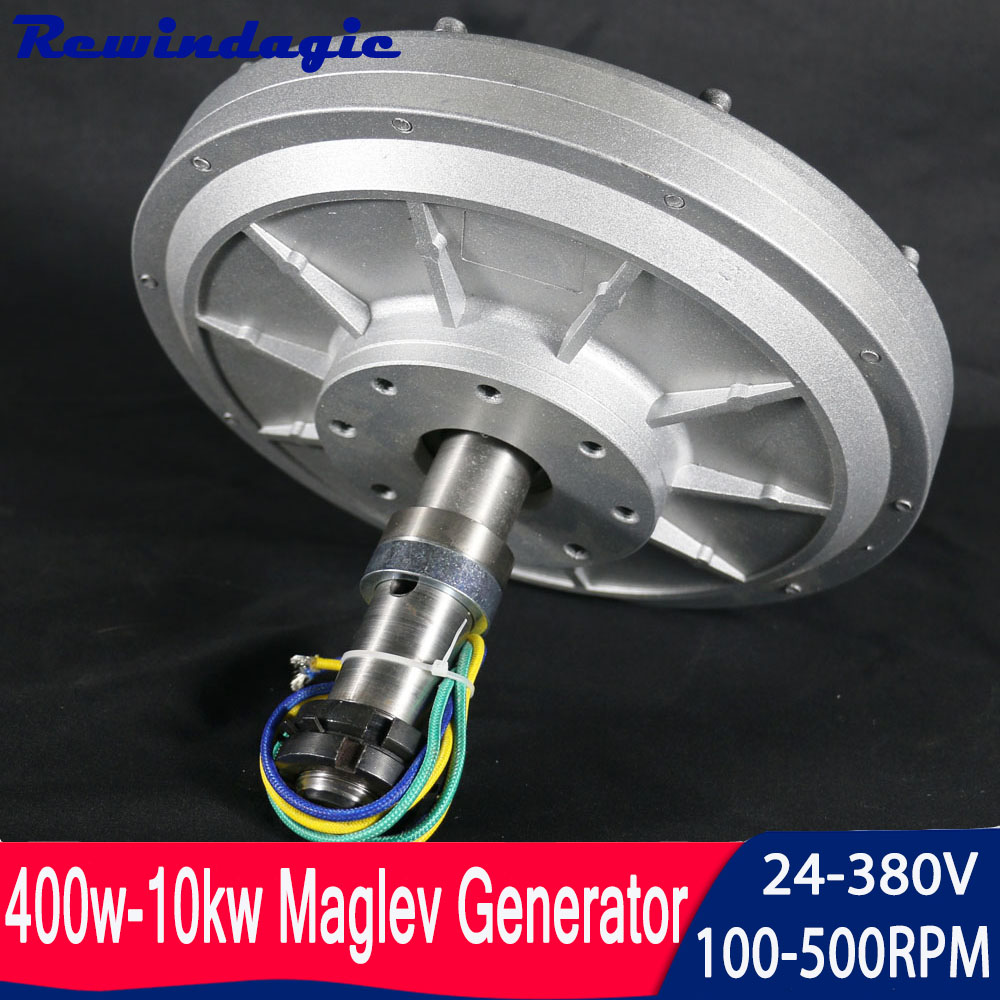 400w-10KW 12V-380V 100rpm-500rpm 수직 영구 자석 교류 발전기 코어리스 자기 부상 발전기 DIY 수력 터빈, 02 24V_05 800W 200rpm