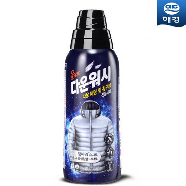 [애경] 울샴푸 다운워시 다운 패딩 및 침구류 전용 세제 800ml, 상품명:울샴푸 다운워시 800ml