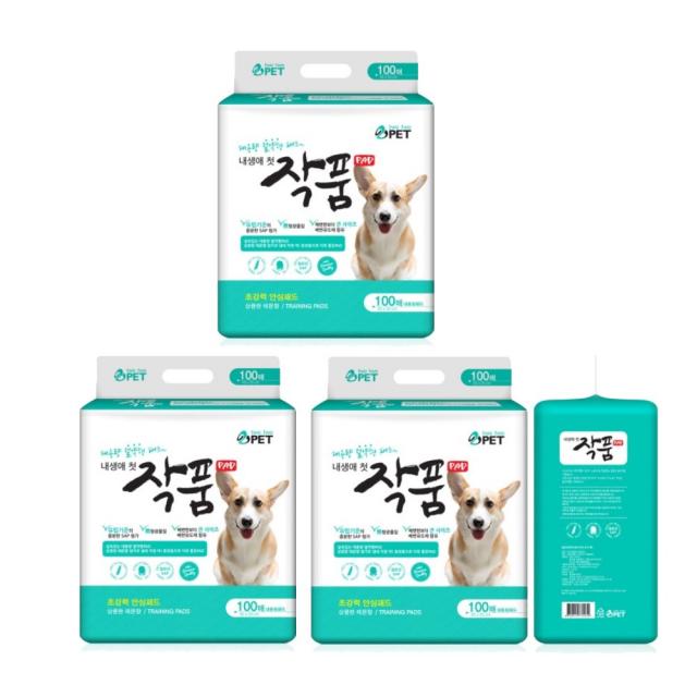 [작품패드]최고급형 애견 대용량배변패드300매(45x55), 단품