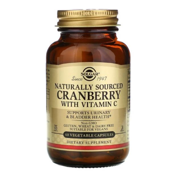 Solgar Cranberry 솔가 크랜베리 비타민C 함유 60베지캡X2개