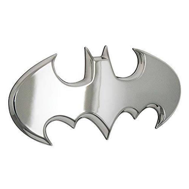 팬 상징물 배트맨 자동차 배지 Chrome Batwing 로고 3D 자동차 스티커 데