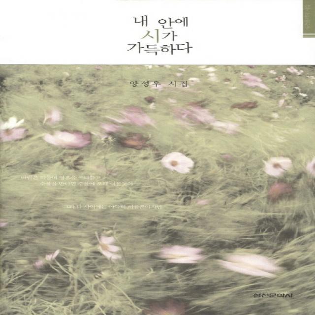 내 안에 시가 가득하다:양성우 시집 실천문학사