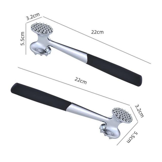 가정용공구 양면 고기망치 스테이크 돼지갈비 두드리는 기계 주방 연함 뼈가 부러지다 도구 때리다 자 신기 4046121131
